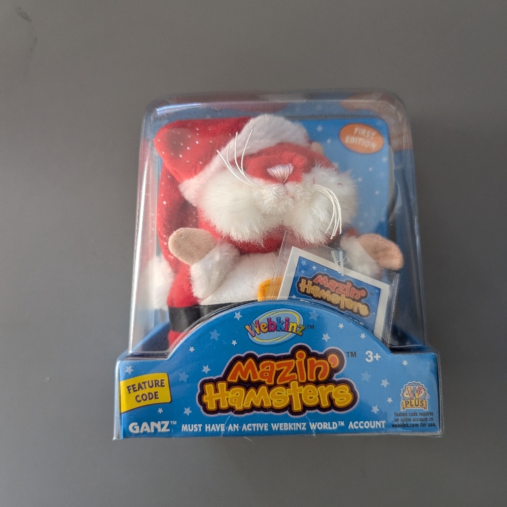 Webkinz Santa Mazin Hamster